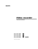 Sony SLV-SE100K Instrucțiuni de utilizare