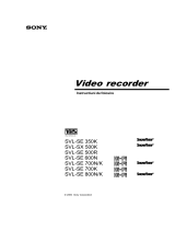 Sony SLV-SE800N Instrucțiuni de utilizare