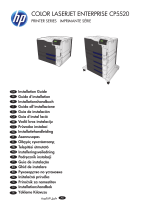 HP Color LaserJet Enterprise CP5525 Printer series Ghid de instalare