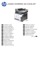 HP LaserJet Enterprise 500 color MFP M575 Ghid de instalare
