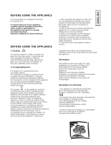 Hoover CFO 192/1 A Manual de utilizare