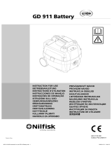Nilfisk GD 911 Battery Manualul proprietarului