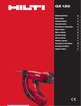 Hilti GX 120 Instrucțiuni de utilizare