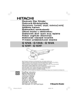 Hitachi G 15YF Manual de utilizare