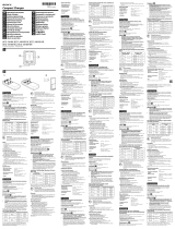 Sony BCG34HS2R Manual de utilizare