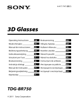 Sony TDG-BR750 Manual de utilizare