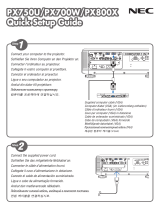 NEC PX800X Manualul proprietarului
