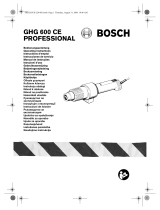 Bosch GHG 600 CE Manualul proprietarului