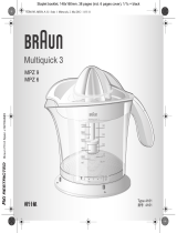 Braun Presse-agrumes 20w Blanc - Mpz9 Manualul proprietarului