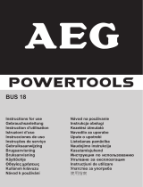 AEG BUS 18 Manualul proprietarului
