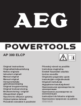 AEG AP 300 ELCP (411890) Manual de utilizare