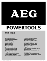 AEG PST500X Manualul proprietarului