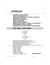 Hitachi WH 18DSL Manual de utilizare