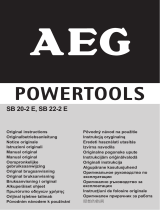 AEG SB 20-2 E Manualul proprietarului