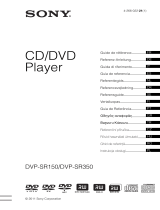 Sony DVP-SR750H Manualul proprietarului