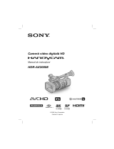 Sony HDR-AX2000E Instrucțiuni de utilizare