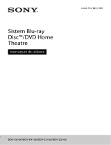 Sony BDV-E3100 Instrucțiuni de utilizare