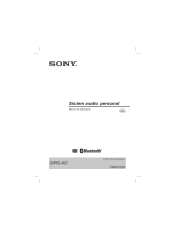Sony SRS-X2 Instrucțiuni de utilizare