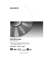 Sony RDR-HX780 Instrucțiuni de utilizare