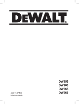 DeWalt DW965 Manual de utilizare