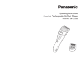 Panasonic ER-GS60 Manualul proprietarului
