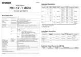 Yamaha MG16XU Specificație