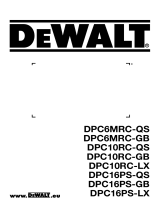 DeWalt DPC16PS Manual de utilizare