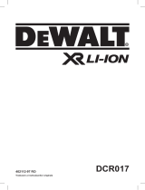 DeWalt DCR017 Manual de utilizare