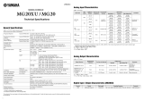 Yamaha MG20XU Specificație