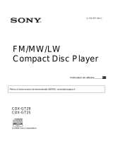Sony CDX-GT29 Instrucțiuni de utilizare
