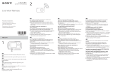 Sony HDR-AS30VR Quick Start Guide and Installation