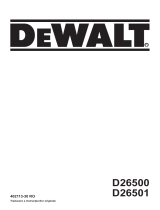 DeWalt D26500 Manual de utilizare