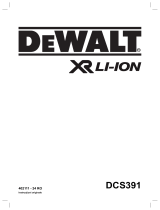 DeWalt DCS391 Manual de utilizare