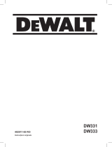DeWalt DW333 Manual de utilizare