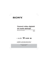Sony HDR-AS30VR Instrucțiuni de utilizare