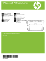 HP LaserJet P1500 Printer series Manualul utilizatorului