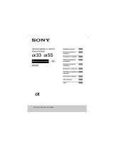 Sony SLT-A55L Instrucțiuni de utilizare