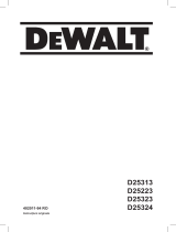 DeWalt D25313K Manual de utilizare