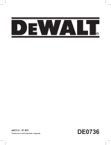 DeWalt DE0736 Manual de utilizare