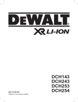 DeWalt DCH143 Manual de utilizare