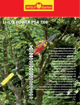 Wolf Garten Li-ION POWER PSA 700 Manualul proprietarului