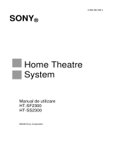 Sony HT-SF2300 Instrucțiuni de utilizare