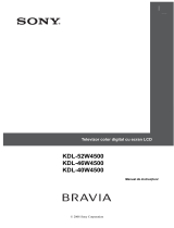 Sony KDL-52W4500 Instrucțiuni de utilizare