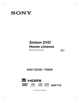 Sony DAV-TZ230 Manualul proprietarului