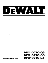 DeWalt DPC10QTC Manual de utilizare