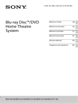 Sony BDV-E4100 Manualul utilizatorului