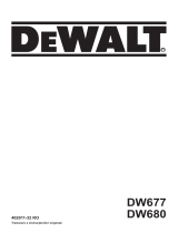 DeWalt DW677 Manual de utilizare