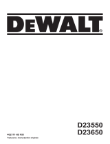 DeWalt D23550 Manual de utilizare