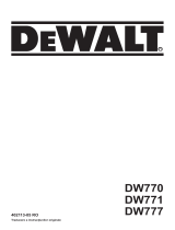 DeWalt DW777 Manual de utilizare