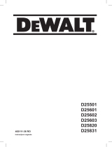 DeWalt D25831K Manual de utilizare